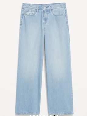 Mid-rise WOW wide-leg jeans.